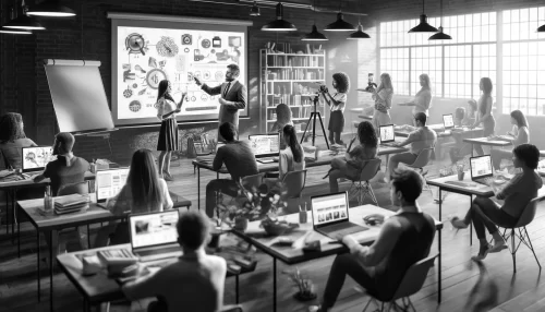 La production de contenu numérique par les enseignants et les élèves enrichit l'expérience éducative en permettant une expression créative et en favorisant une compréhension plus profonde des sujets abordés. Cela implique l'utilisation de divers outils numériques pour créer des documents, des présentations, des vidéos, des podcasts, et plus encore. Voici comment cette compétence peut être mise en œuvre efficacement dans un contexte pédagogique.