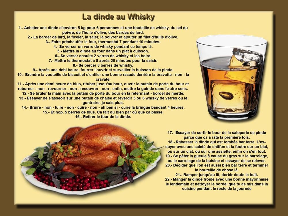dinde whisky